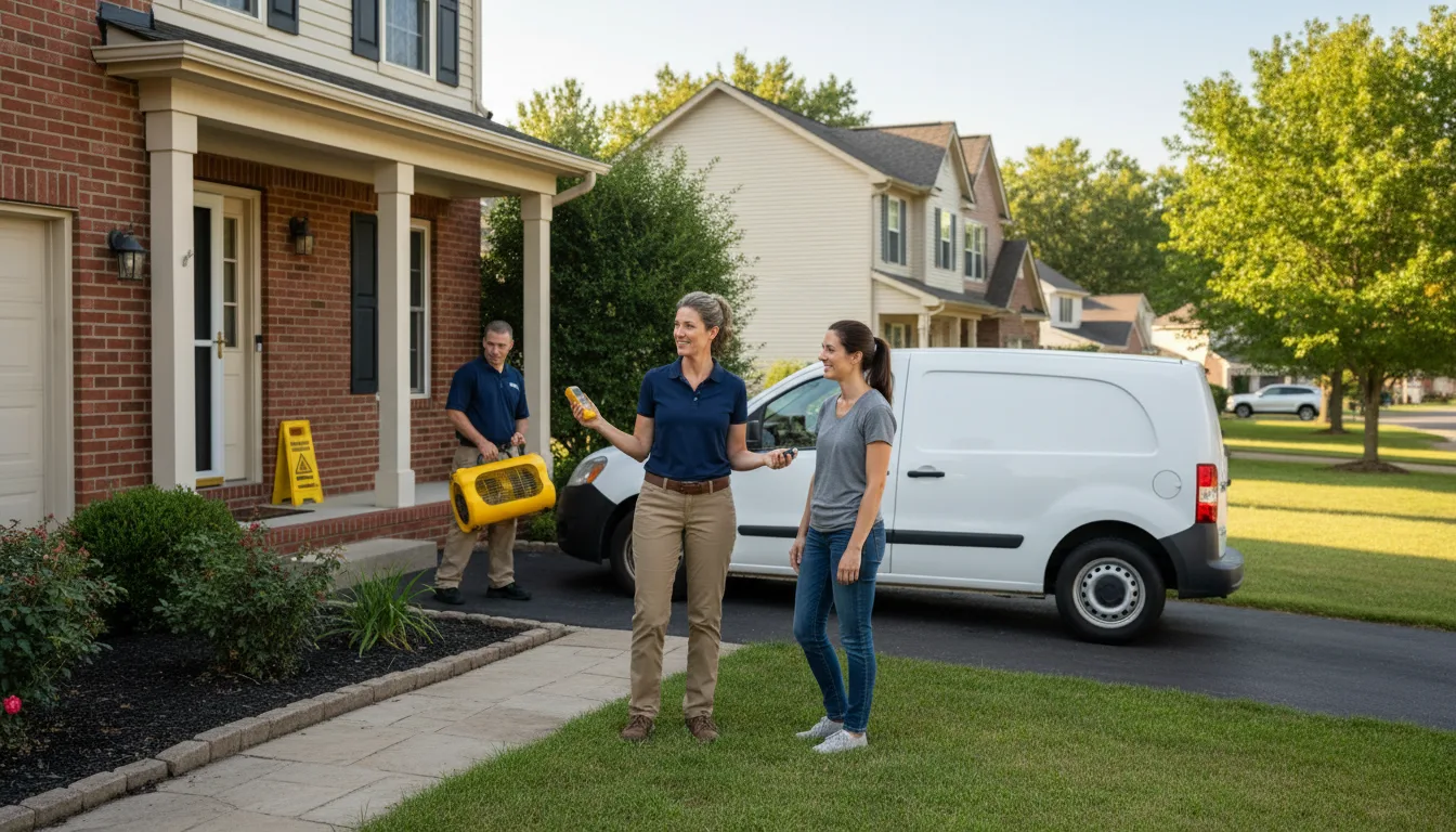 Residential water damage restoration in Westfield, NY